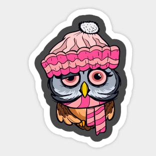 Cute Owl Cool Animals Sticker